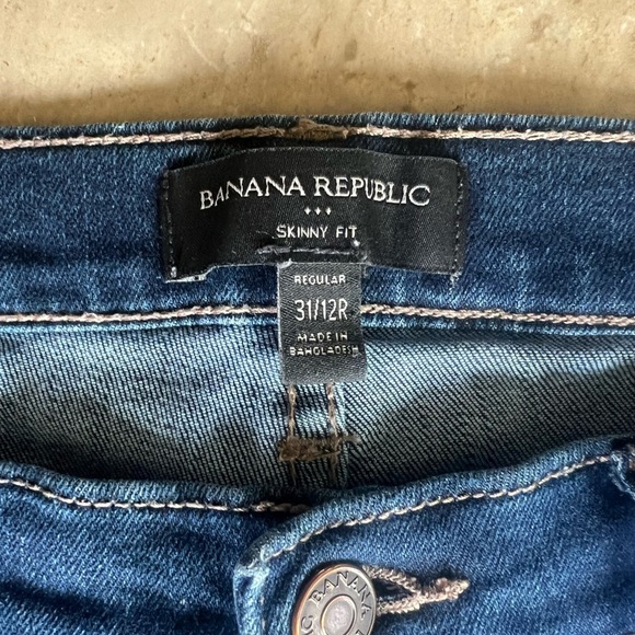 Banana Republic, ladies jeans, size 12 excellent condition skinny fit regular - Picture 8 of 8